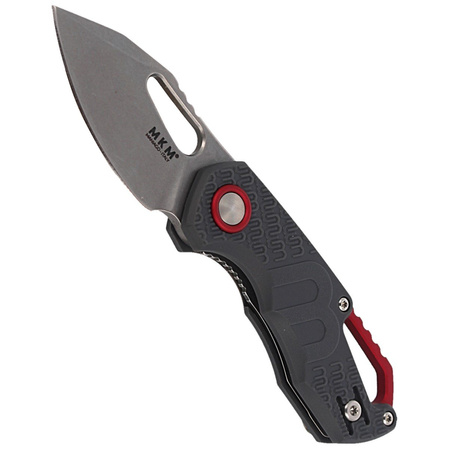 Nóż składany MKM Isonzo Clip Point Grey FRN, Stonewashed N690 by Jesper Voxnæs (MK FX03-3PGY)