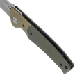 Tecnocut TCN6526TG-S Knife - Green/Khaki G10, Satin 440