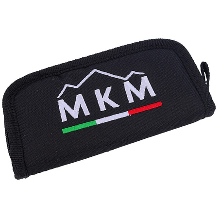 MKM Goccia Knife Green Canvas Micarta, Satin M390 by Jens Ansø (MKGC-GC)