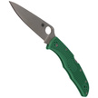 Spyderco Endura 4 FRN Green Flat Ground PlainEdge Knife (C10FPGR)