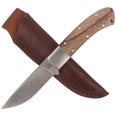Puma TEC Knife Zebrano Wood, Satin 420 (312609)