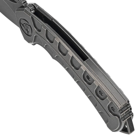 Nóż składany Bestech Buwaya Black Titanium, Black Stonewashed M390 by Kombou (BT2203C)