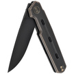 WE Knife Navo Bronze / Black Titanium, Black Stonewashed CPM 20CV by Ostap Hel (WE22026-3)