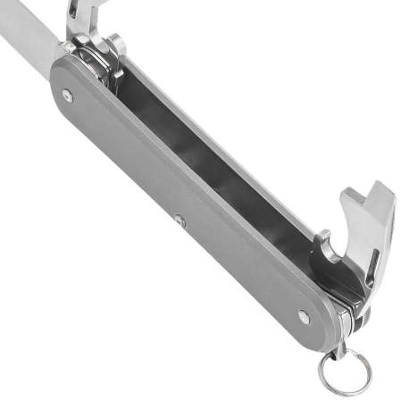 Scyzoryk Fox Vulpis 3 Sandblasted Titanium, Polished M390 (FX-VP130-3 TI)