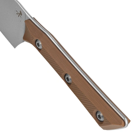 Nóż kuchenny Microtech Santoku 4.2'' Coyote Tan G10, Stonewashed MK390 (3300-10CE)