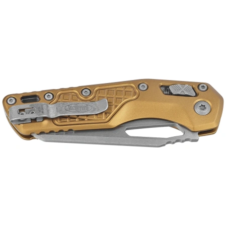 Nóż składany Microtech MSI S/E Tan Frag Aluminium, Apocalyptic M390MK by Tony Marfione (210-10APFRTA)