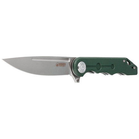 Kubey Knife Mizo Green G10, Bead Blast AUS-10 by Tiguass (KU312F)