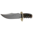 Muela Bufalo-17G Green Micarta Knife, Satin 440