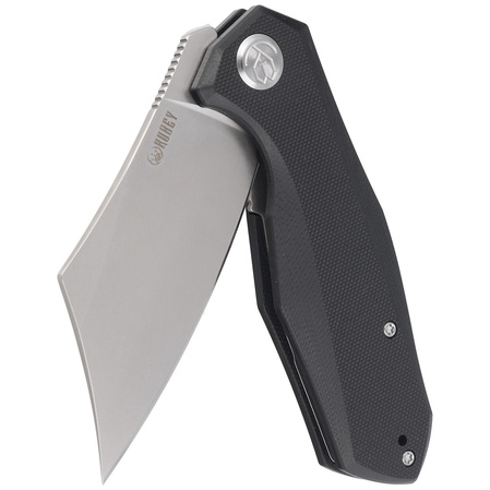 Nóż składany Kubey Echo Black G10, Bead Blasted D2 (KU329A)