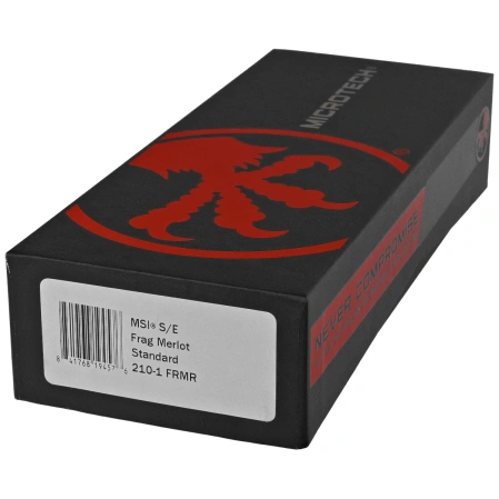 Microtech MSI S/E Knife Merlot Frag Aluminum, Black M390MK by Tony Marfione (210-1FRMR)