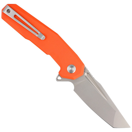Nóż składany Kubey Carve Orange G10, Beadblasted AUS-10 (KB237I)