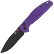 Bestechman Goodboy Jr. Knife Purple G10, Black PVD D2 by Keanu Alfaro (BMK10G)