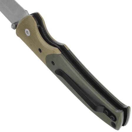 Tecnocut TCN6526TG-S Knife - Green/Khaki G10, Satin 440