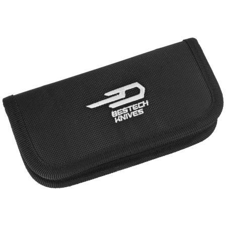 Bestech Vestige Knife Grey Titanium/Black Micarta, Satin MagnaCut by Justin Lundquist (BT2411A)