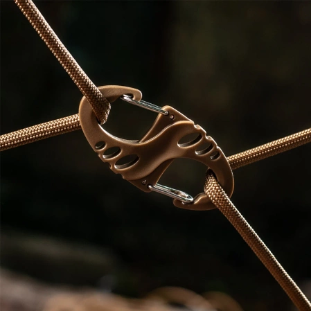 Karabińcz dwustronny M-Tac S-Hook 50mm Coyote (SHKCRBNR-COY)