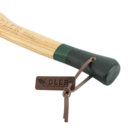 Adler Scout Hatchet Black / Green Ash Wood, C60 Carbon Steel (280.0E030A012)