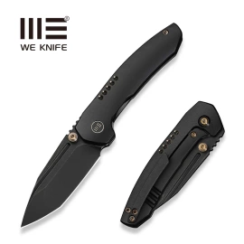 WeKnife Micro Trogon Black Titanium, Black Stonewashed M390 by Brian Brown (WE24043-1)