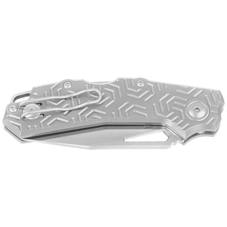 Viper Alfa Knife Gray Titanium, Satin MagnaCut by Simone Tonolli (V6020TI3D)