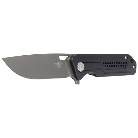 Bestech Circuit Black G10, Gray Titanized K110 knife (BG35A-2)