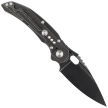 Bestech Exploit Black Stonewashed Titanium, Black Stonewashed S35VN by Todd Knife and Tool (BT2005C)