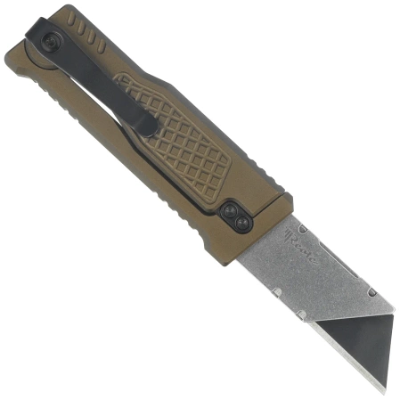 Nóż grawitacyjny OTF Reate EXO-U-V2 Diamond Pattern Bronze Aluminium, Stainless Steel (EXO-U-V2 DPB)
