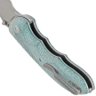 Nóż składany Viper Moon Teal Green Canvas Micarta, Stonewashed MagnaCut by Fabrizio Silvestrelli (V6010TE)