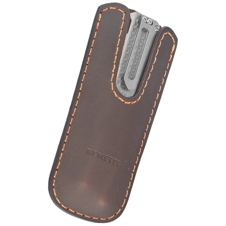 Nóż grawitacyjny Remette Sharp Leopard Gray Titanium, Hand Grinding Pearlescent M390 (RTSLA)