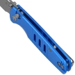 Bestechman Vector Knife Blue Aluminum, Bead Blasting D2 (BMK15D)