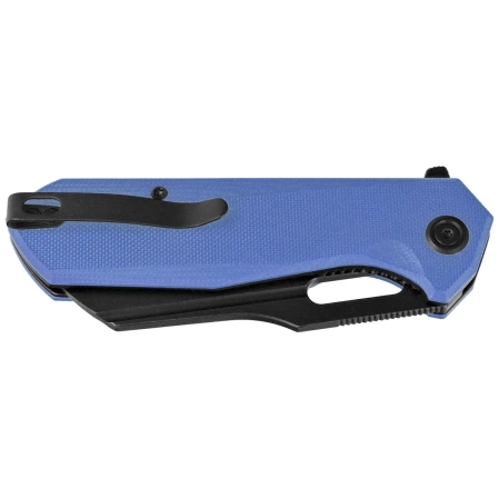 Kubey Atlas Knife Denim Blue G10, Dark Stonewashed 14C28N by Jelly Jerry (KU328K)