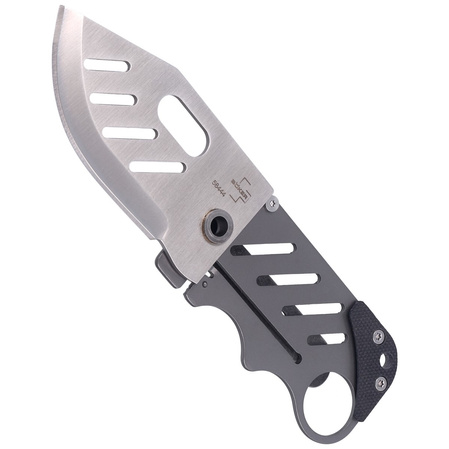 Böker Plus Credit Card Knife Titanium / G10, Satin 440C by John Kubasek (01BO010)