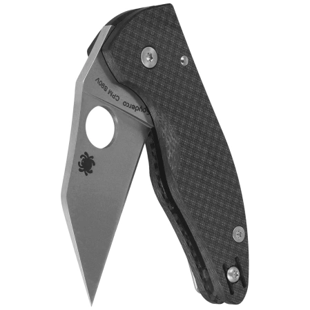 Nóż składany Spyderco MicroJimbo Sprint Run Black G10, Satin CPM S90V by Michael Janich (C264CFP)