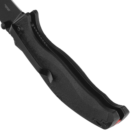 Nóż składany Herbertz CJH Black Fiberglass, Red HW, Black 420 (ART000402)