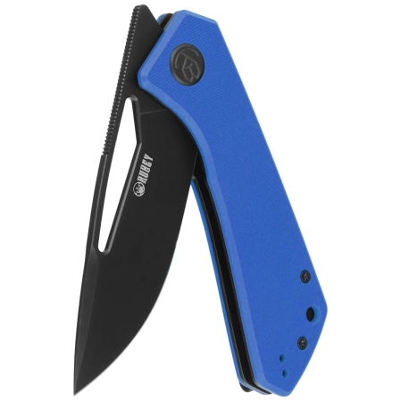 Kubey Thalia Knife Blue G10, Blackwashed 14C28N (KU331P)