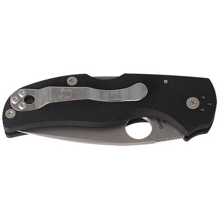Spyderco Native 5 G-10 Black PlainEdge Knife (C41GP5)