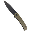Civivi Cetos Green Micarta / Steel, Black Stonewashed 14C28N (C21025B-3)