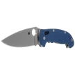 Spyderco Manix 2 XL Knife Cobalt Blue, Satin CPM SPY27 by Eric Glesser (C95GPCBL2)