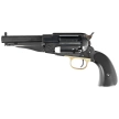 Pietta 1858 Remington New Model Army Steel Sheriff Black Grip .44 Revolver (RGASH44/BD/VB)