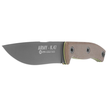 K25 Army K47 Knife OD Green Micarta, Titanium 7Cr17Mov (32620)