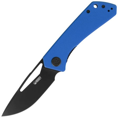 Kubey Thalia Knife Blue G10, Blackwashed 14C28N (KU331P)