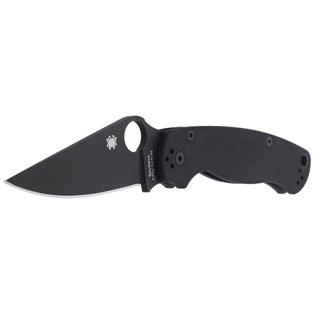 Nóż składany Spyderco Para Military 2 G-10 Black / Black Blade (C81GPBK2)