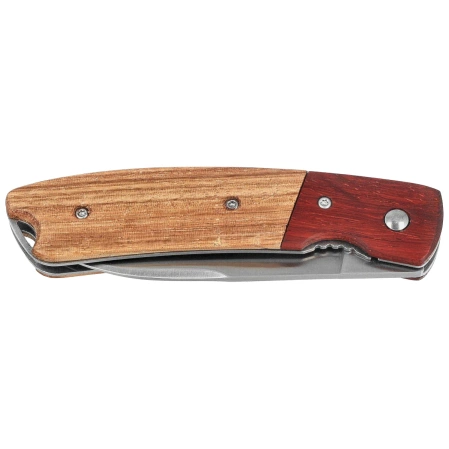 Nóż składany Martinez Albainox Bear Zebra Wood, Satin 3Cr13Mov (25079GR622)