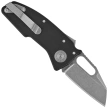 Demko Nano-Shark SF Knife Black G10, Stonewashed CPM 20CV by Andrew Demko (NANO-20CV-Black G10)