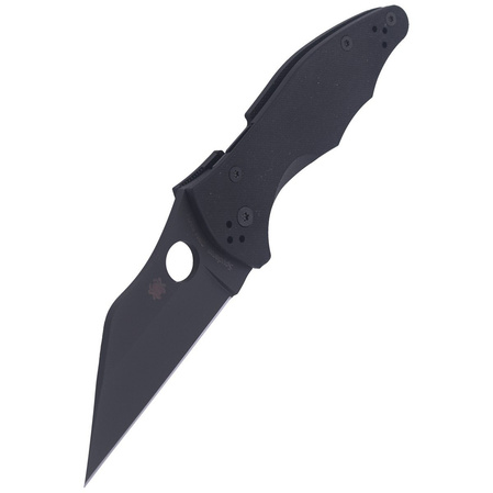 Spyderco Yojimbo 2 Knife Black G10, Black DLC CPM S30V by Michael Janich (C85GPBBK2)