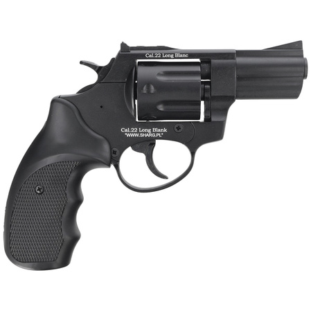 BAS Voltran Ekol Viper 2.5'' Matte Black cal. alarm revolver .22 Long Blanc