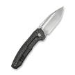 WeKnife Micro Trogon Tiger Stripe Titanium, Satin M390 by Brian Brown (WE24043-3)