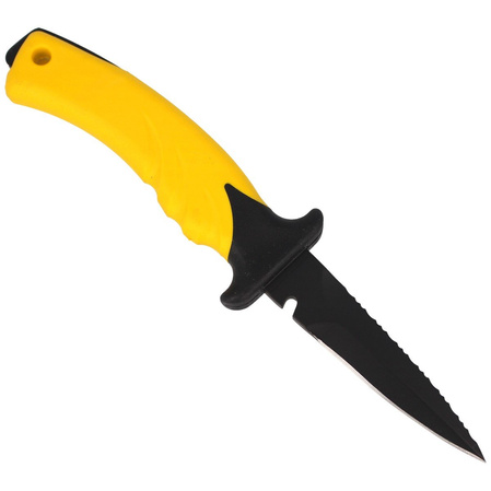 MAC Coltellerie Torpedo 9 BE Yellow Diving Knife 90mm (MC TRP09-2.Y)