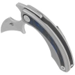 Nóż składany Bestech Strelit Gray Titanium/Black-Blue Marble Carbon Fiber, Satin/Stonewashed M390 by Ostap Hel (BT2103D)