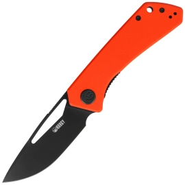 Nóż składany Kubey Thalia Orange G10, Blackwashed 14C28N (KU331O)