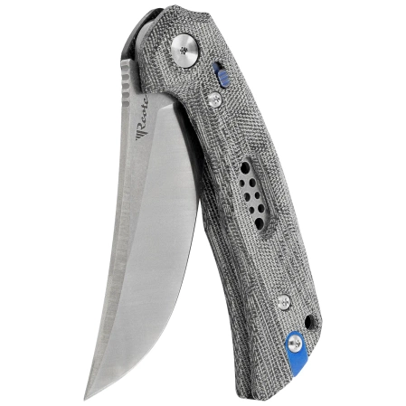 Reate PL-7 Knife Black Micarta, Satin Nitro-V (PL-7 BKM SAT)