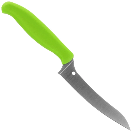 Nóż kuchenny Spyderco Z-Cut Pointed Tip Green Polypropylene, Satin CTS BD1N (K14PGN)